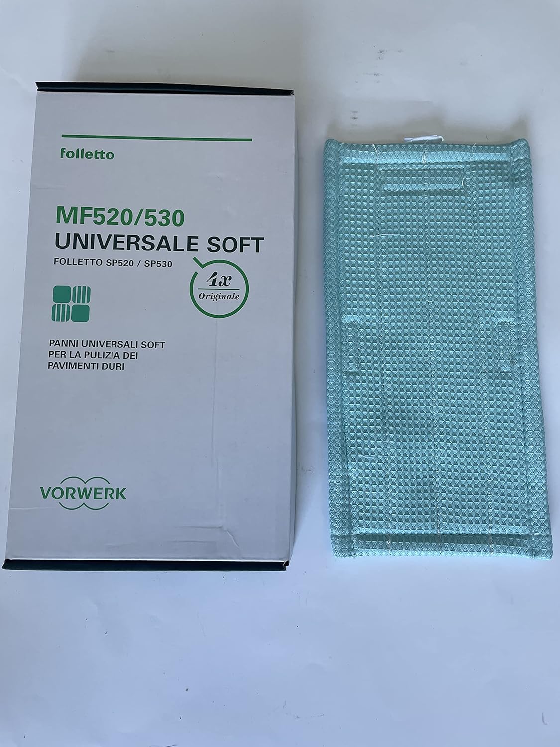 Panno Soft per Lavapavimenti Vorwerk Folletto 520/