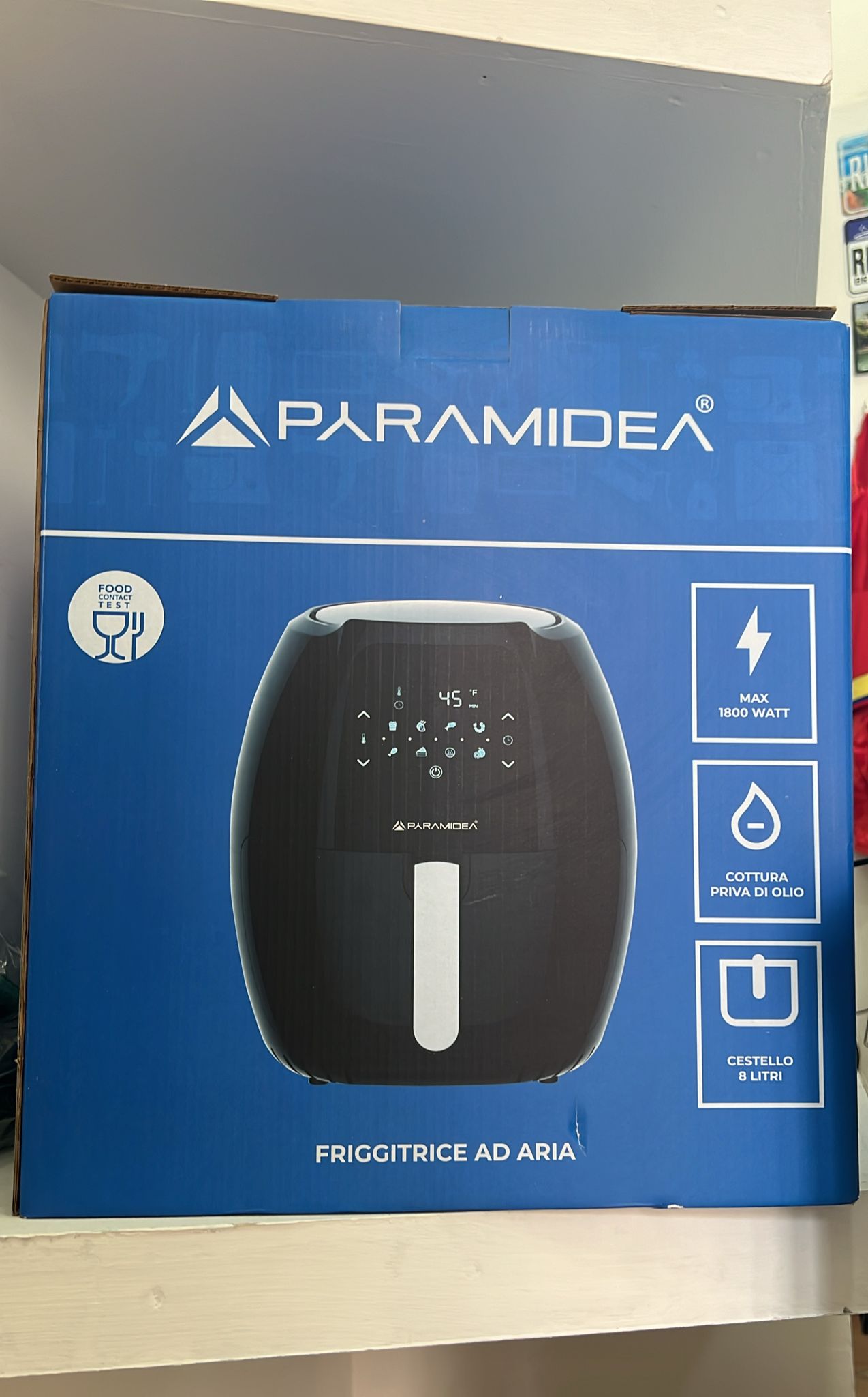 PYRAMIDEA FRIGGITRICE AD ARIA 8L DISPLAY DIGITALE